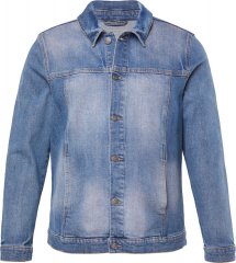 STHUGE 847739 Denimjakke i vintagelook Lyseblå