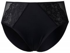 Ulla Popken 848693 Boksertrusser med blonde Sort