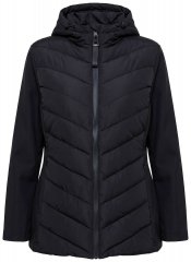 Ulla Popken 849472 Quiltet jakke Sort