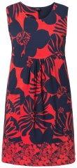 Ulla Popken 850175 Mønstret jerseykjole Koral