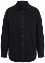 Ulla Popken 851036 Denimjakke Antracit