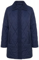 Ulla Popken 851123 Quiltet jakke Mørkeblå