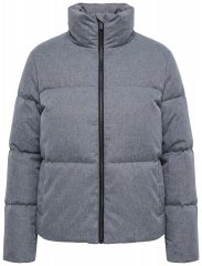 Ulla Popken 851854 Quiltet jakke Gråmeleret