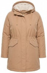 Ulla Popken 852028 Parka Beige