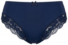Ulla Popken 852930 Trusser med blonde Mørkeblå