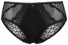 Ulla Popken 853040 Boksertrusser med blonde Sort