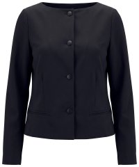 Ulla Popken 855136 Blazer med stretch Sort