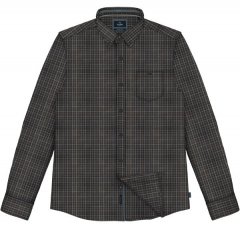 Double Outfitters FS-5230 Ternet skjorte Mørkeblå/Brun