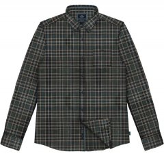 Double Outfitters FS-5230 Ternet skjorte Mørkegrøn/Beige