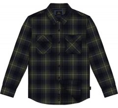 Double Outfitters GS-5233 Flonelsskjorte Oliven/Blå