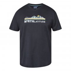 North Latitude Mountain T-Shirt V-Neck Sort