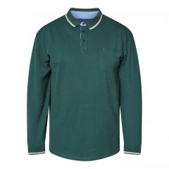 North Latitude Superflex Polo LS Grøn/Khaki