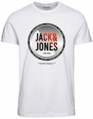 Jack & Jones JJSCOTT TEE White