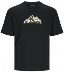 Jack & Jones JCOMOUNTAIN LOGO T-Shirt Black