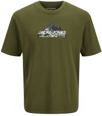 Jack & Jones JCOMOUNTAIN LOGO T-Shirt Cypress