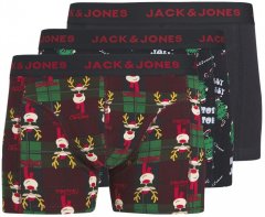 Jack & Jones Rudolph Trunks 3-Pack Dark Navy