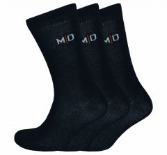 Motley Denim John 3-Pack Socks Black