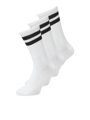 Jack & Jones Travis Tennisstrømper Hvid 3-pak
