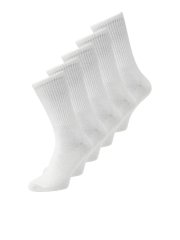 Jack & Jones Basic Tennisstrømper Hvid 5-pak