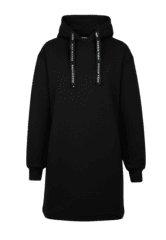 Nora Mikken KRISTINA Long Hoodie Black