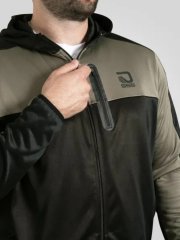D555 Southport Hoodie med lynlås Sort