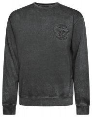 Kam Jeans 7081 Sweatshirt med broderi Sort