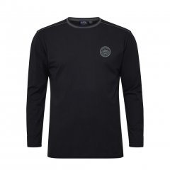 North Latitude Py Jersey O-Neck Long Sleeve Black