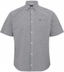 North Latitude Shirt Short Sleeve Checked Grey