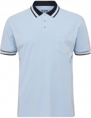 North Latitude Polo Pique Short Sleeve Light Blue