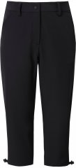 Ulla Popken Ultra Light Triple Function Cropped Softshell Pants Black