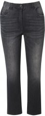 Ulla Popken Vintage Wash Stretch Fit Jeans Black
