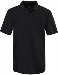 JP1880 702560 Poloshirt i bomuldspiké Sort