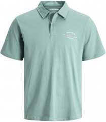 Jack & Jones Brandon Short Sleeve Polo Turquoise