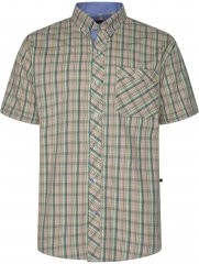 Kam Jeans 6371 Checked Short Sleeve Shirt Multicolored
