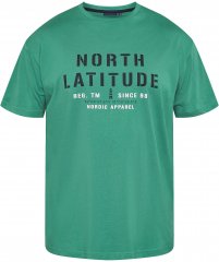 North Latitude 61135 T-Shirt med Print Grøn