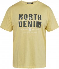 North Latitude 61335 T-Shirt med Print Lysegul