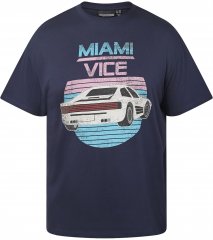 North Latitude 61351 MIAMI VICE T-Shirt Marineblå