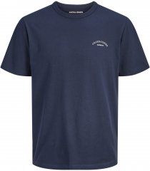 Jack & Jones College Logo Crew Neck T-Shirt Blue