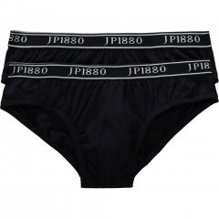 JP1880 Briefs Stretch Cotton 2-Pack Black