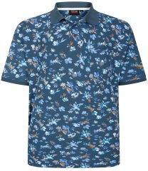 Espionage P221 poloshirt med blomstermønster