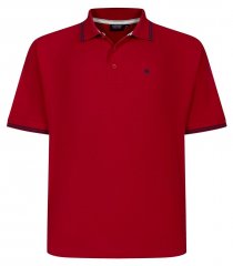 Espionage P232 Pique polo rød/mørkeblå