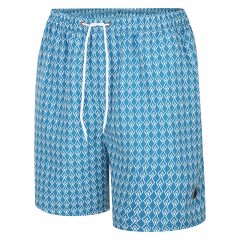 Espionage SW094 Badeshorts med Geometrisk Print Blå