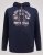 D555 Hector Adventurer Printed Zip Through Hoody Mørkeblå - Trøjer og hættetrøjer - Trøjer og Hættetrøjer i store størrelser - 2XL-14XL