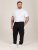 D555 Dexter 1 Cargo Jogger With Bear Embroidery Sort - Joggingbukser og shorts - Sweatpants og Sweatshorts 2XL-12XL