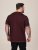 D555 Baldwin Grumpy Old Man Club Print Crew Neck T-shirt Burgundy/ Black Twist - T-shirts - T-shirts i store størrelser - 2XL-14XL