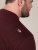 D555 Baldwin Grumpy Old Man Club Print Crew Neck T-shirt Burgundy/ Black Twist - T-shirts - T-shirts i store størrelser - 2XL-14XL