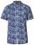 D555 Sheldon Hawaii Shirt Navy - Skjorter - Skjorter til store mænd 2XL- 8XL