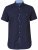 D555 Tim Short Sleeve Shirt Navy - Skjorter - Skjorter til store mænd 2XL- 8XL