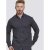 D555 Babworth Long Sleeve Shirt Navy - Skjorter - Skjorter til store mænd 2XL- 8XL