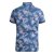 D555 Reuben Hawaii Shirt Navy - Skjorter - Skjorter til store mænd 2XL- 8XL